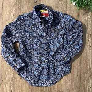 Wrangler George Strait Boys Button Up Shirt